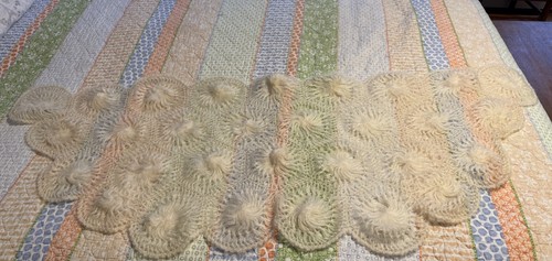 Vintage handmade crochet shawl - vintage,
