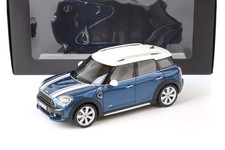 1:18 Kyosho Mini Cooper S Countryman F60 Island Blue/ White Dealer Version