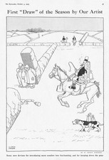W. HEATH ROBINSON Comfort Devices for Fox-hunting - Antique Comic Print 1923