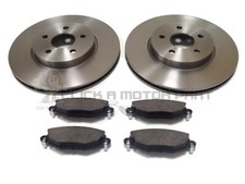 FOR JAGUAR X TYPE 2.0 2.2 2.5 3.0 2001-2009 FRONT 2 BRAKE DISCS AND PADS SET NEW