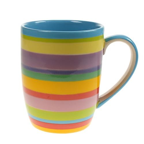 Mug rainbow horizontal - mug, stripes