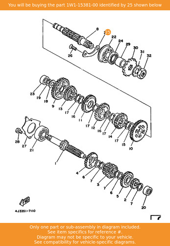 Yamaha plate bearing cover - plate,,