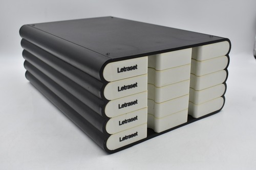 Letraset black white - white, hard