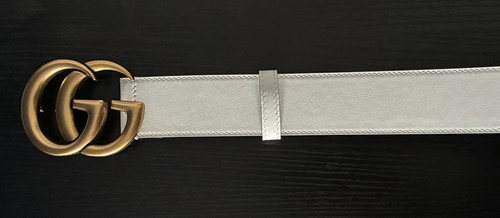 Authentic gucci wide belt - gg,