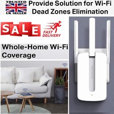 WiFi Booster Internet Extender Virgin Media Range Repeater Home Network Office