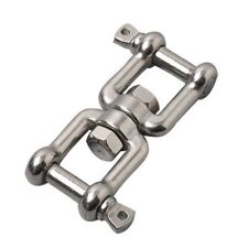 Stainless Steel Boat Anchor Chain Swivel  316 Marine Grade Jaw / Jaw -6mm - 16mm