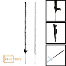Electric Fence Poly Posts 160cm (5.25ft) Temporary Fencing for Garden Livestock