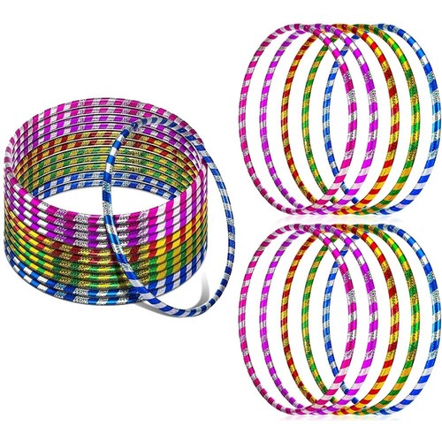 Multicolor glitter hula hoop - glitter,