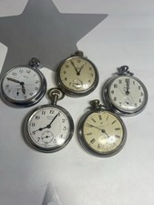 Bundle of Vintage Pocket Watches for Spares Repairs Job Lot