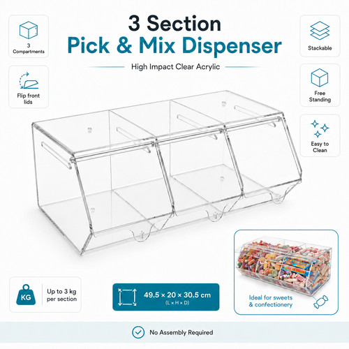 Section pick mix sweet - 3, n
