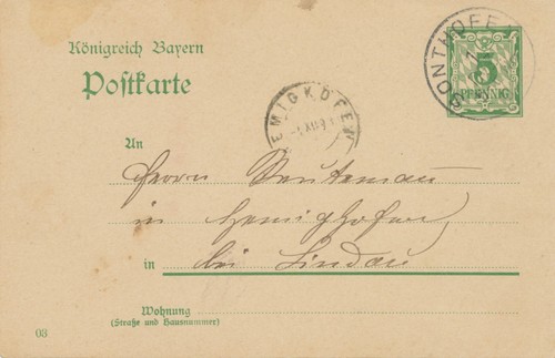 Bavaria local stamp sonthofen - local,