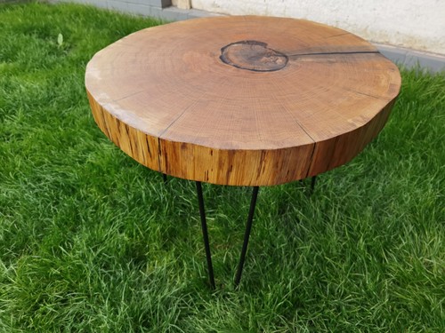 Handmade wooden resin coffee