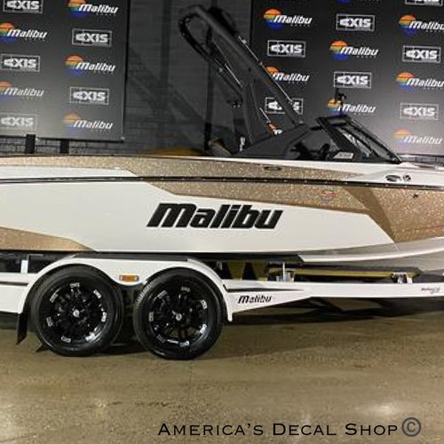 Malibu boat yacht decals 2pc - decals,