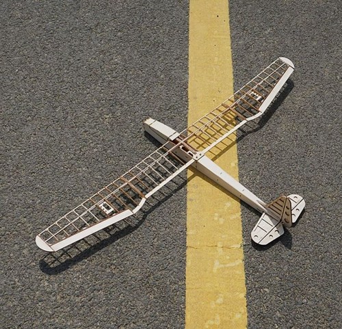 Jwrc sunbird balsa glider - rc,