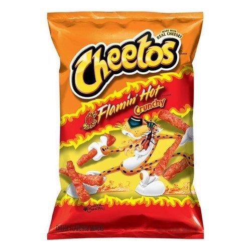 Cheetos flamin hot crunchy - hot,