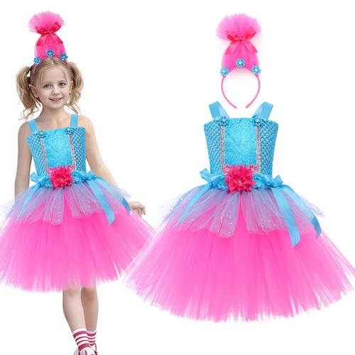 New kids trolls poppy cosplay - new,