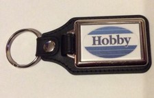 HOBBY CARAVAN LOGO QUALITY LEATHER KEYRING spares Gift Idea