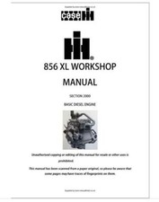 Case IH 856XL Workshop Manual