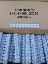 14mm Nails Suitable For Hilti GX3 , GX120 , GX100 Nail Guns 2 Boxes 2000 nails