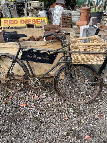 Vintage delivery bike - vintage, with