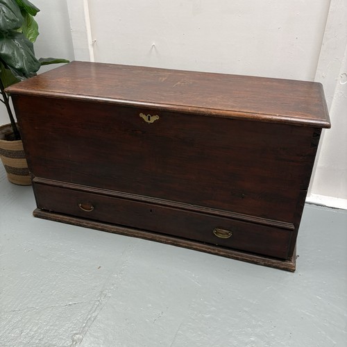 Antique pine mule chest - antique,
