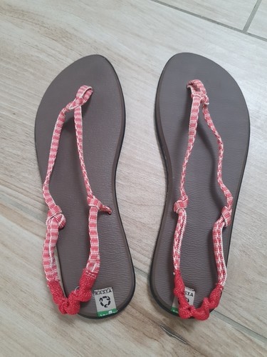 Sanuk rasta flip flops red - flip,