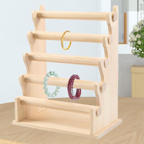 Tier wooden jewelry display - 5-tier,