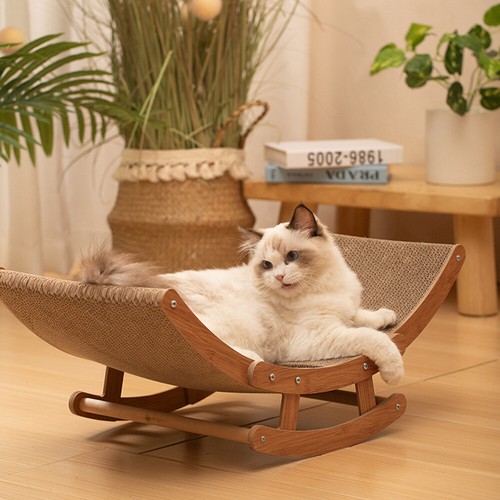 Cat tree scratching - &, post