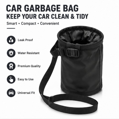 Car bin seat back - bin, litter