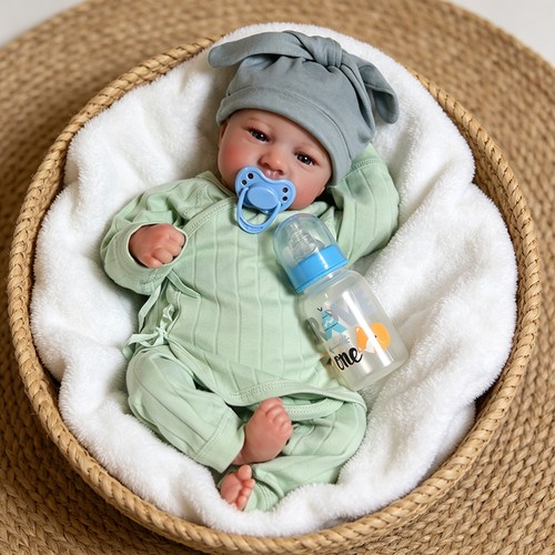 Realistic newborn baby boy - newborn,