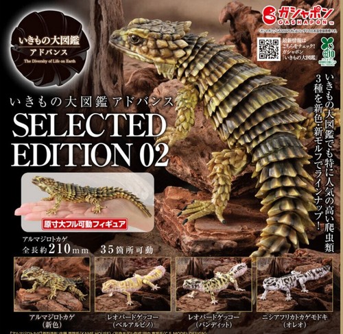Bandai gashapon gecko selected - gashapon,