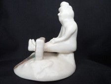 Swan Crested China Model of a