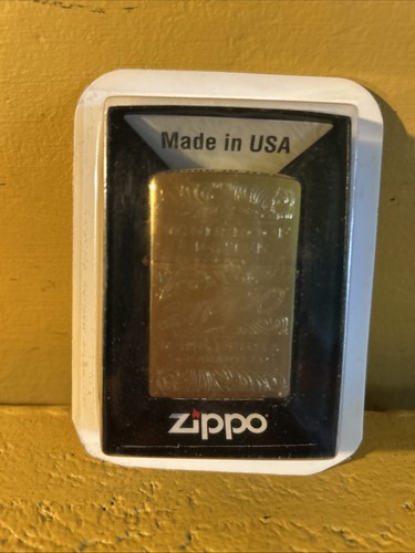 Brass engraved zippo brand - engraved,