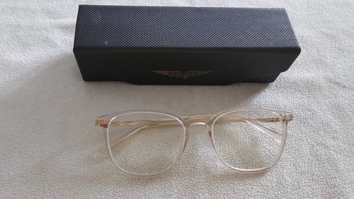 Police gold clear glasses - gold, /