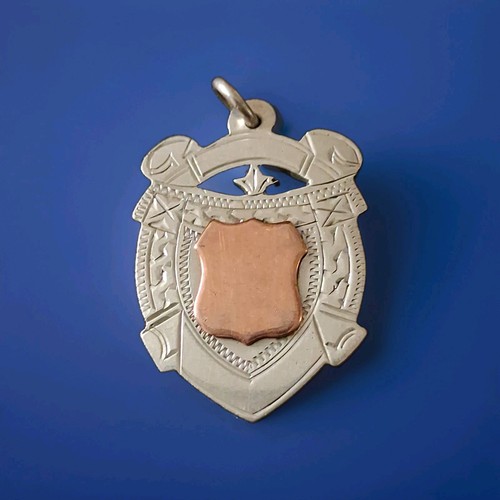 Irish silver fob pendant - irish,