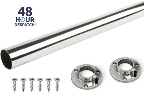 Wardrobe rail round hanging - wardrobe,