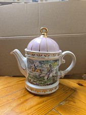 Sadler England Teapot Sporting Scenes of the 18th Century Hunting Staffordshire