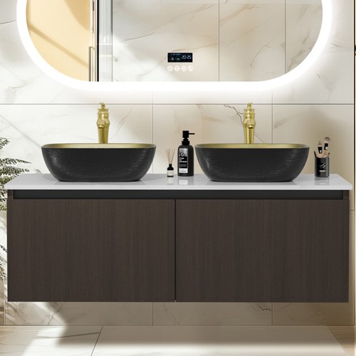 Wall mounted floating bathroom - wall,