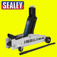 Sealey 1153SUV Long Chassis High Lift SUV Trolley Jack 3 Tonne Car Van Garage