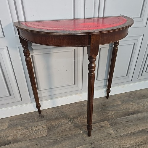 Vintage demi lune console - vintage,