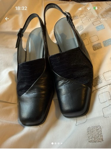 Ladies black all leather van - ladies,