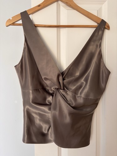Next uk14 satin top - satin,