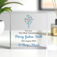 First Holy Communion Gifts For Boys Grandson Him 1st Communion Keepsake Present