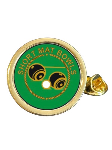 Short mat bowls gold - mat, plated
