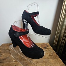 White Trash - Black suede high