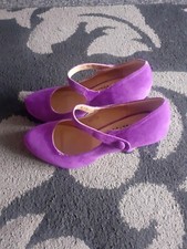 ladies Purple Heeled shoes size 5