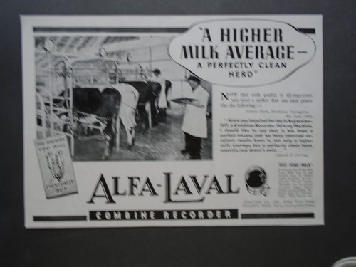 Vintage advert alfa laval - vintage, advert: