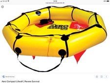 4 Person Life Raft With Survival Kit And Canopy, Originally Paid Over £1450