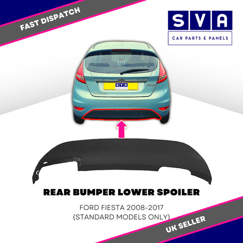 Rear bumper lower spoiler - lower,