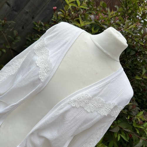 Per una ivory lace trim - m&s,